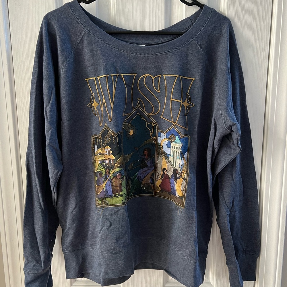 Disney Wish Graphic Sweatshirt - Women’s Size L
